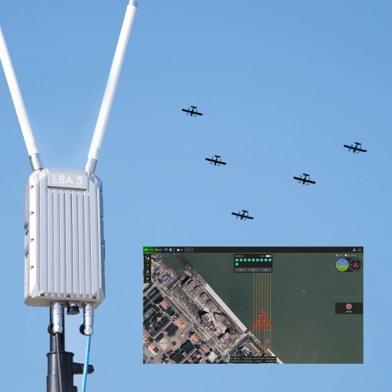 2023 New CUAV LBA3 Network Telemetry Drone Swarm UAV Light Show